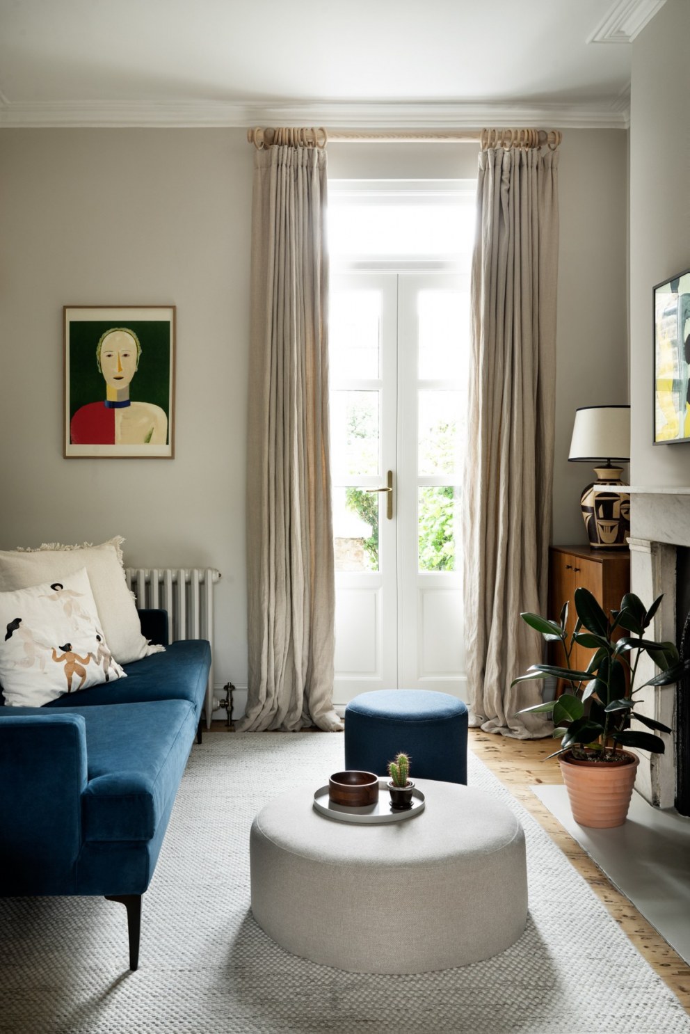 Peckham Home | Snug in a counterpoint colour to the bold living room | Interior Designers